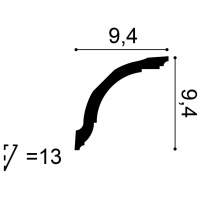 CX127 Карниз Orac Decor из дюрополимера - Плинтус потолочный