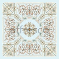 Фрески, Сюжеты для потолков, арт. 9809