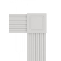 Декоративный элемент верхний из ЛДФ Ultrawood  D 2085 (85x85x18)