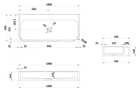 Раковина подвесная ABBER Stein AS2652-1.0 белая матовая