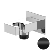 Держатель ручного душа с подключением шланга Remer 337WNO, черный матовый 337WNO