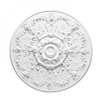 R64 Розетка потолочная с рисунком Orac Decor из полиуретана - Орнаментальная розетка