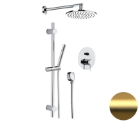 Душевая система Remer X Style X09S01OBG, золото брашированное X09S01OBG
