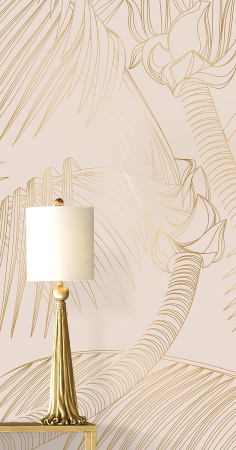 Арт. L521-COL7-GOLD | Панно Lines