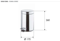 Ведро 3 литра Remer RB501CR RB501CR