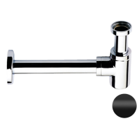 Сифон 1”1/4 Remer 958BNO, черный матовый 958BNO