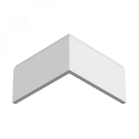 Плинтус напольный из ЛДФ Ultrawood арт. Base 0008 i (2000 x 134 x 12 мм.)