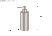 Дозатор настольный Remer INOX SSXI13A, нержавеющая сталь SSXI13A