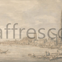 Картина: Джованни Антонио Каналь, The City of Westminster from Near the York Water Gate