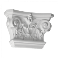 Капитель (верх) пилястры 1.21.001 из полиуретана Европласт - Декоративные пилястры