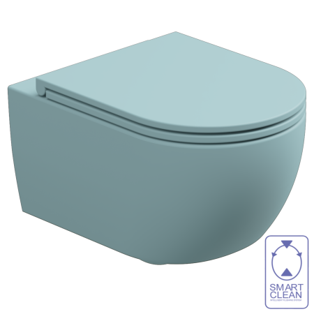 Чаша подвесного унитаза со смывом Smart Clean GSG Ceramic Design Like LKWCSO037, Ice Matt LKWCSO037