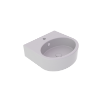 Раковина подвесная 45х44 см GSG Ceramic Design Like LKLAVBW45019, дымчатый LKLAVBW45019