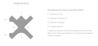 Профиль алюминиевый теневой разделительный Decaro D00X.A Titanium Титановый 3000×10×10
