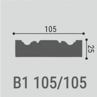 Вставка декоративная В1 из XPS Polymer Bello Deco