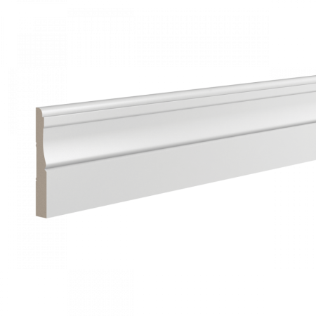 Плинтус напольный из ЛДФ Ultrawood  Base 0015 (2440 x 127 x 19 мм.)