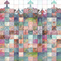 Фреска,  Сказочный восток ,  арт. ID135737