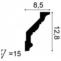 C302 Карниз Orac Decor из полиуретана - Плинтус потолочный с рисунком