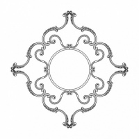 Розетка RODECOR 87503cn потолочная из полимерного гипса - Готовое решение Rodecor из элементов