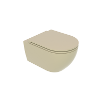 Чаша подвесного унитаза со смывом Smart Clean GSG Ceramic Design Like LKWCSO016, медовый LKWCSO016