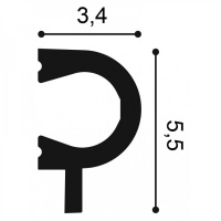 PX169  Молдинг Orac Decor из дюрополимера - Молдинг декоративный