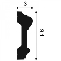 P9010 Молдинг Orac Decor из полиуретана - Молдинг декоративный