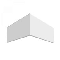 Плинтус напольный из ЛДФ Ultrawood арт. Base 0023 i (2000 x 120 x 12 мм.)