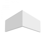 Плинтус напольный из ЛДФ Ultrawood арт. Base 0023 i (2000 x 120 x 12 мм.)