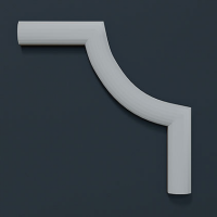 Угловой элемент 1.52.817 из полиуретана Европласт