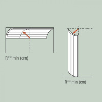 W108F - Гибкая декоративная панель Zigzag Orac Decor из полиуретана