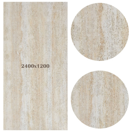 Гибкий камень Decaro Flex Stone Океанический травертин Ocean Travertine Tivoli D1012 2400×1200×4