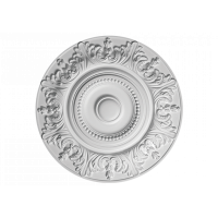 Розетка потолочная с рисунком  1.56.020 из полиуретана Европласт - Орнаментальная розетка