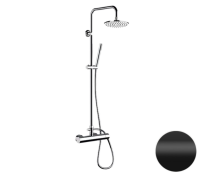 Душевая система Remer Minimal N37RX7MMM20NO, черный матовый N37RX7MMM20NO