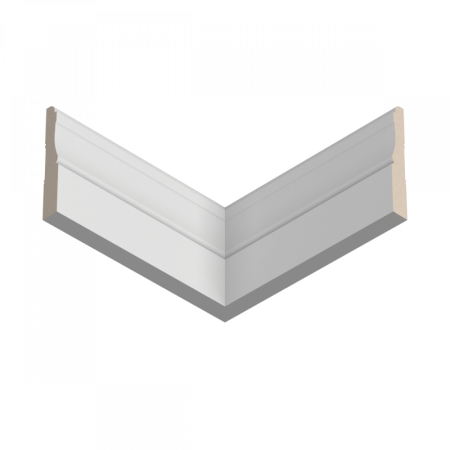 Плинтус напольный из ЛДФ Ultrawood  Base 0015 (2440 x 127 x 19 мм.)
