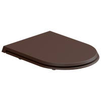 Крышка с сиденьем для подвесного унитаза с микролифтом GSG Ceramic Design Cruise CRCOPRSLTICR035, Cacao Matt CRCOPRSLTICR035
