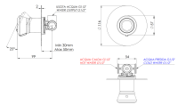 Смеситель для душа Remer Element ET30LXV, сталь ET30LXV