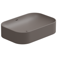 Раковина накладная 60x42 см GSG Ceramic Design Easy EALAVTP60029, Tortora Matt EALAVTP60029