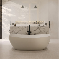 Акриловая ванна ABBER AB9237 белая