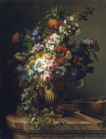 Картина: Francesc Lacoma i Fontanet, Vase with Flowers