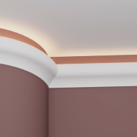 Карниз из полиуретана 1.50.228 Европласт - Плинтус потолочный