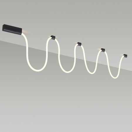 Настенно-потолочный светильник Odeon Light CORDA (3 черных крепления в комплекте) IP20 LED 30W 1185Лм 4000K 4391/30CL