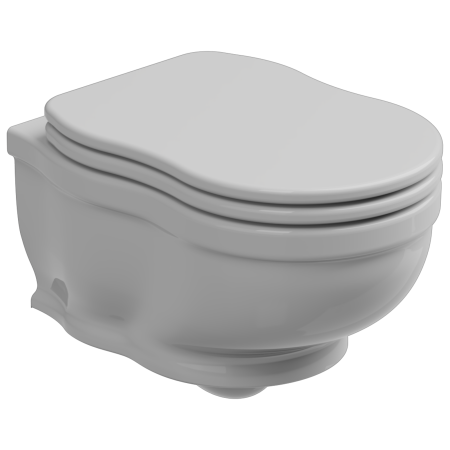Чаша подвесного унитаза GSG Ceramic Design Time TIWCSO000, белый глянцевый TIWCSO000