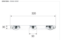Крючок тройной Remer RB313CR RB313CR