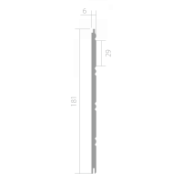 Панель из ЛДФ Ultrawood  Wain 0001 (813 х 181 х 6) (6 шт/упак)