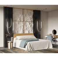 Комплект акуст.панелей, черный войлок, 1200х300х19мм, рейки ЭКОПОЛИМЕР, черное зеркало/2шт.