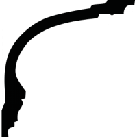 Карниз из полиуретана 1.50.164 Европласт - Плинтус потолочный с рисунком