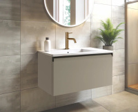 Тумба для раковины с 1 ящиком 80 см Onsen Fusion 78-BP-080-K1-M16, орех