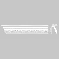 Плинтус потолочный с рисунком  DT-23