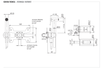 Гигиенический душ со смесителем Remer X Style INOX SSX60P, нержавеющая сталь SSX60P