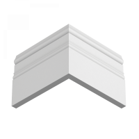 Плинтус напольный из ЛДФ Ultrawood арт. Base 0004 (2000 x 185 x 18 мм.)