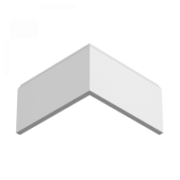 Плинтус напольный из ЛДФ Ultrawood  Base 0008 (2440 x 134 x 12 мм.)